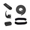Kit de protectores de silicona más cubrecables y un gancho para bolsas.  - 1